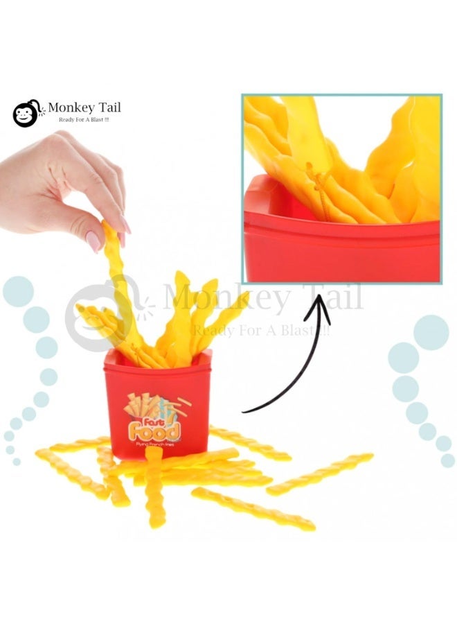 MONKEYTAIL Flying French Fries Popping Game | Funny Family Board Game | Fast Reaction Game for 2–4 Players - Image 2